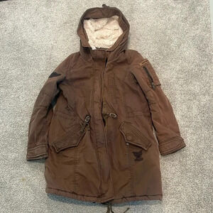 Buckaroo Jeans dark khaki parka size small